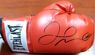 Floyd Mayweather Jr. Autographed Red Everlast Boxing Glove RH Beckett BAS