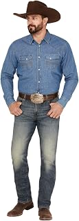 Wrangler Men's Jeans Retro Slim-Fit Straight-Leg Jeans