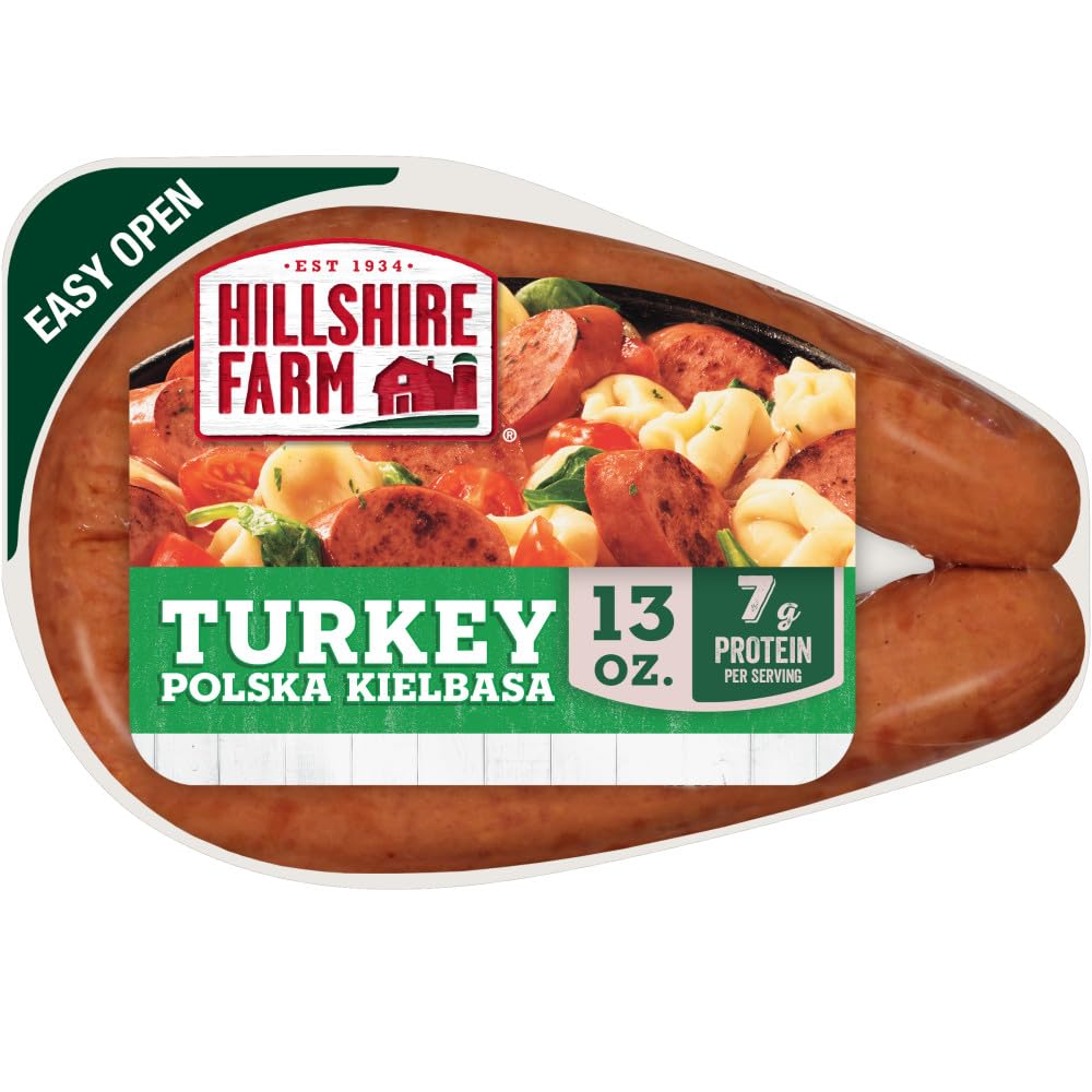 Hillshire Farm Turkey Polska Kielbasa Sausage Smoked Sausage, 13 oz. | Fully coo