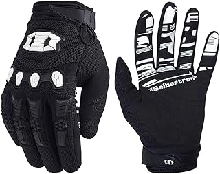 Seibertron Unisex BMX MX ATV MTB Racing Mountain Bike Bicycle Cycling Off-Road/Dirt Bike Gloves Road Racing Motorcycle Motocross Sports Gloves Touch Recognition Full Finger Glove