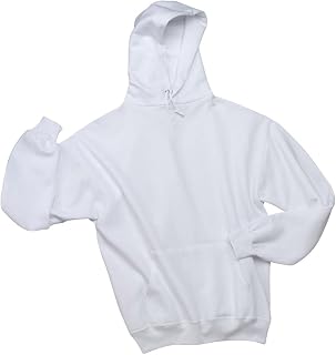 Jerzees Adult 8 oz. NuBlend® Fleece Pullover Hood 2XL WHITE