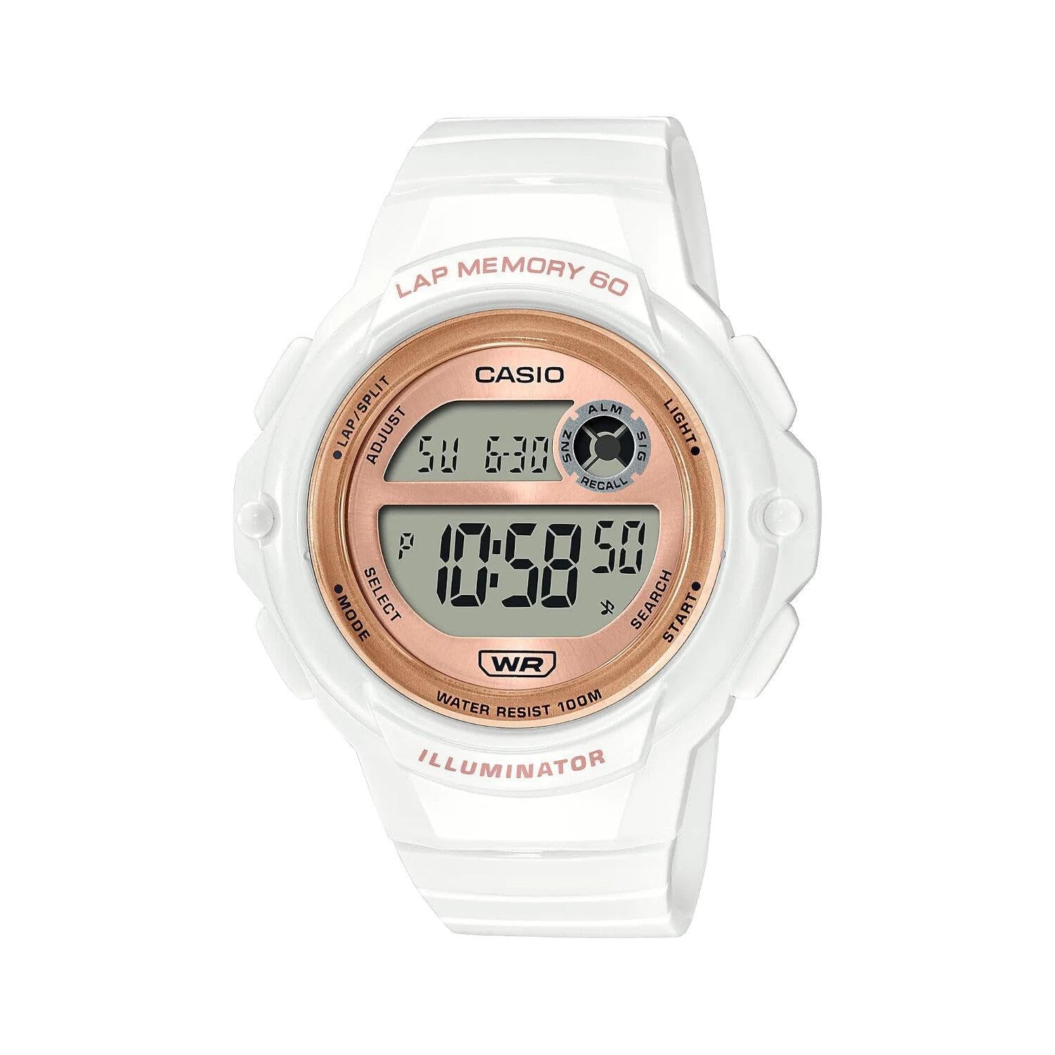 Casio Illuminator Lap Memory 60 5-Year Battery Women's Digital Sports Watch Mode
