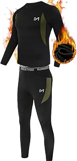 MEETYOO Men's Thermal Underwear Long Bottoms Quick Dry Ski Running