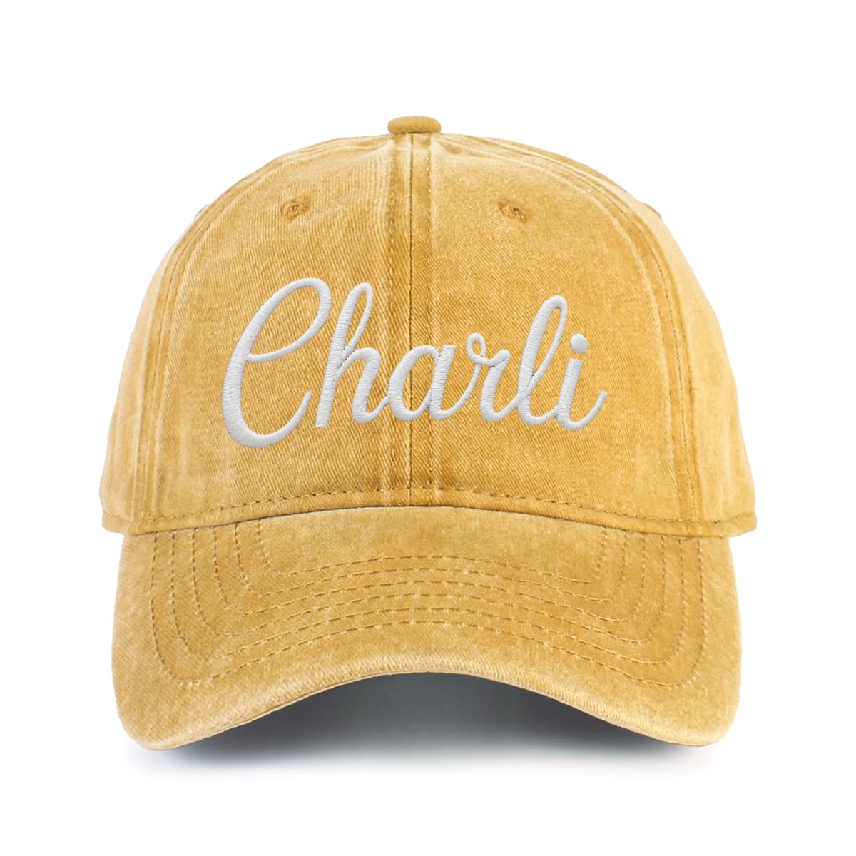 Custom Name Toddler Baseball Cap, Personalized Boys Girls Cotton Embroidered Hat