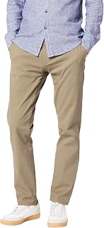 Dockers Slim Fit Ultimate Chino Pants Casual Men's Trousers, Beige/Khaki, 34W / 32L