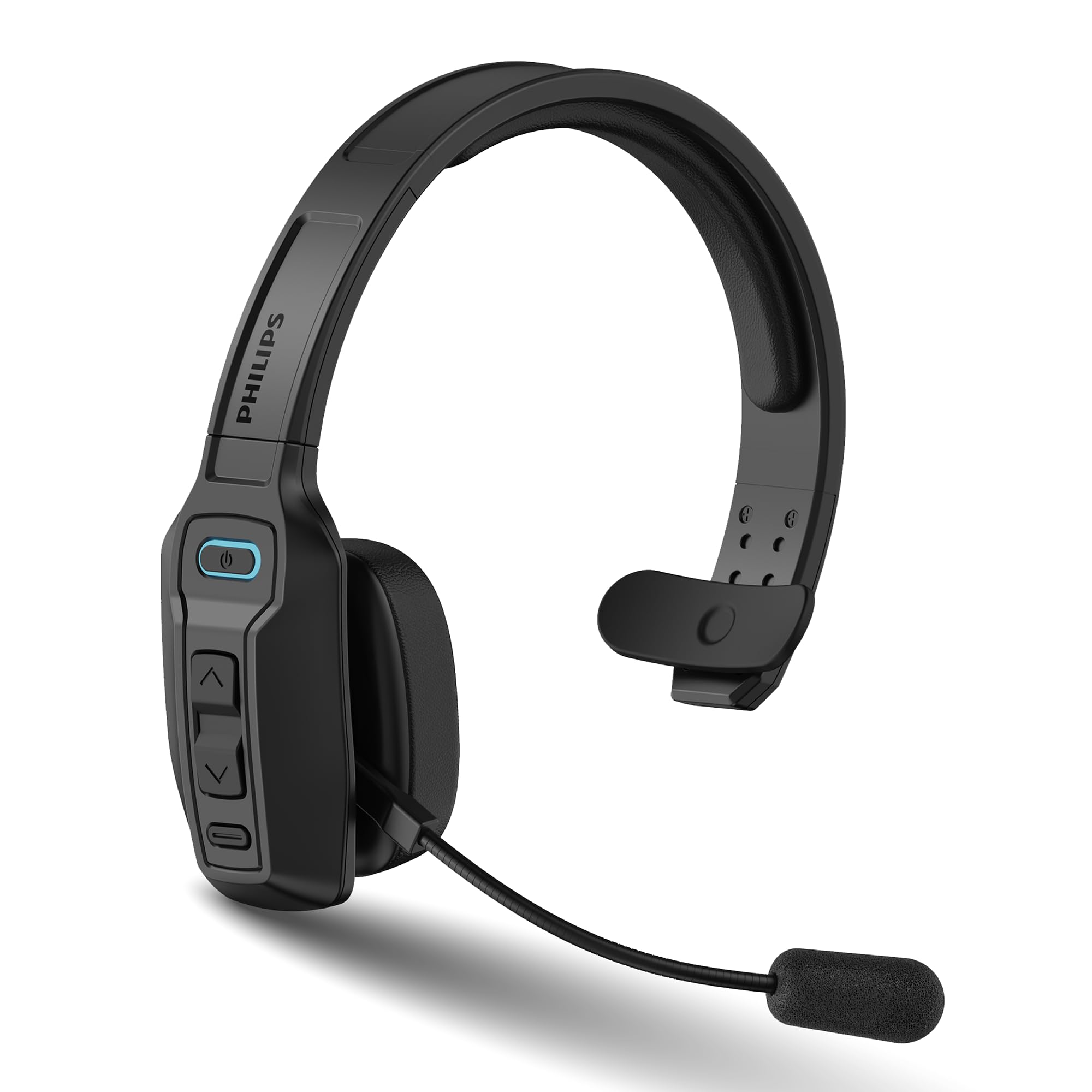 PHILIPS Trucker Bluetooth Headset with Mic, Wireless Trucker Headset with AI Noi