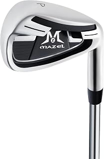 MAZEL Golf Individual Iron 1,2,3,4,5,6,7,8,9, Pitching Wedge,Sand Wedge with Steel Shafts for Right Handed Golfers