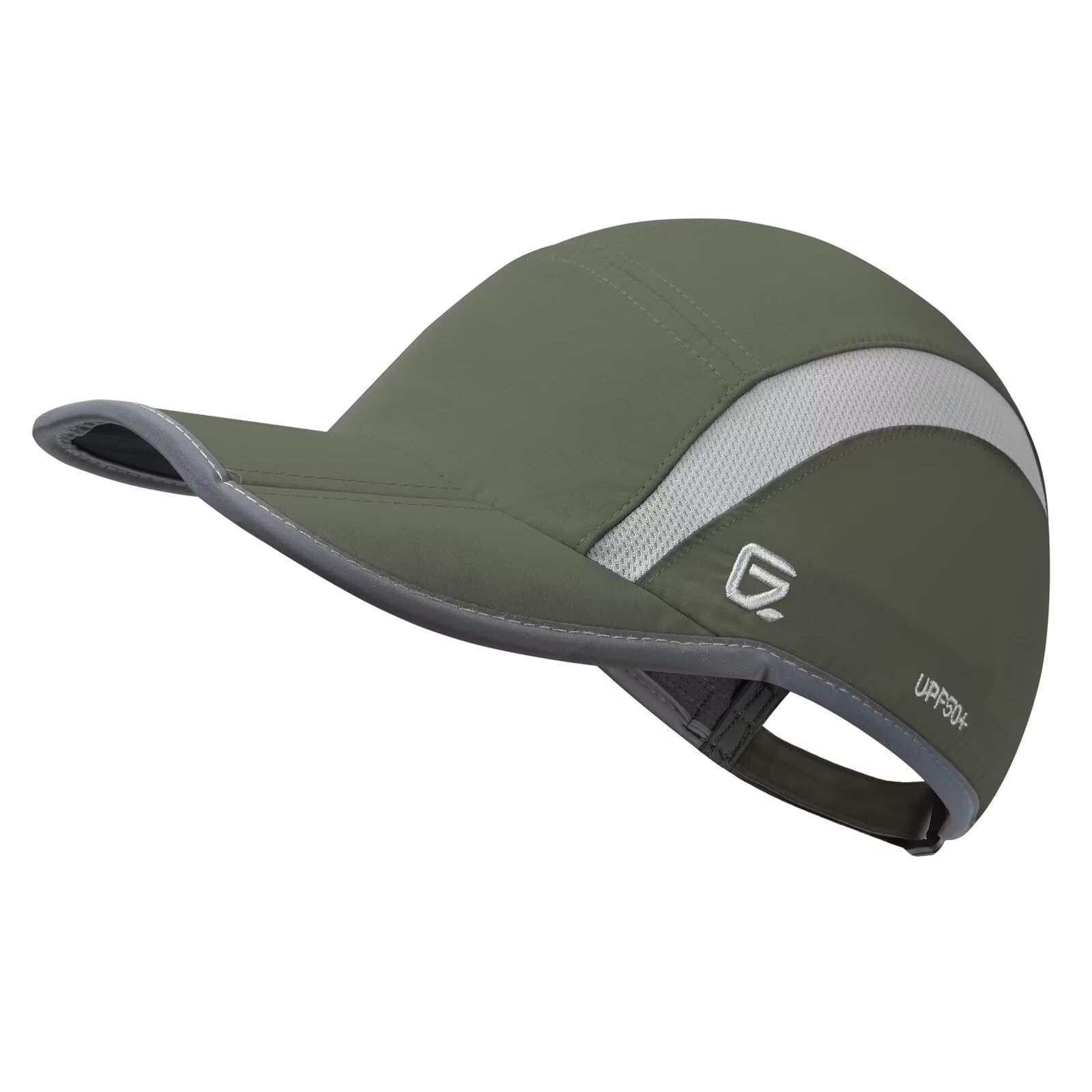 GADIEMKENSD UPF50+ Folding Outdoor Hat Unstructured Reflective Design Breathable