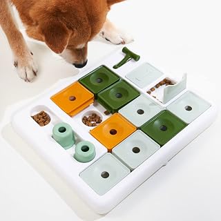 Barkwhiz Dog Puzzle Toy 3 levels Dog Interactive toys Mental stimulating for boredom and smart Dogs treat puzzle for all breeds dog