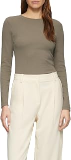 s.Oliver 2156451 Women's Long Sleeve Ribbed Jersey
