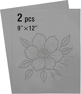 2 Pcs 9x12 Soft Linoleum Carving Block, Linocut Block for Printmaking, Gray | Engraving Art Project, Printmaking Artist Studio Supplies