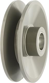 Powermaster 181 Alternator Pulley, V-Belt, 1 Groove, 2.8 in Diameter, 15/17 mm Shaft, Aluminum, Gray Anodized, Compatible with Powermaster Alternators, Each