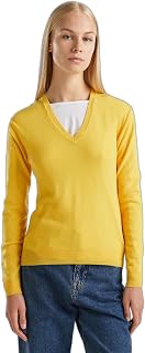 United Colors of Benetton 1002D4488 Women's V-Neck Sweater (1 Pack)