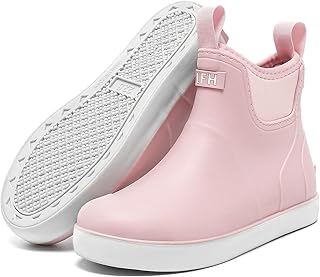Ankle Rain Boots Kids Unisex, Boys Rubber Water Shoes For Girls