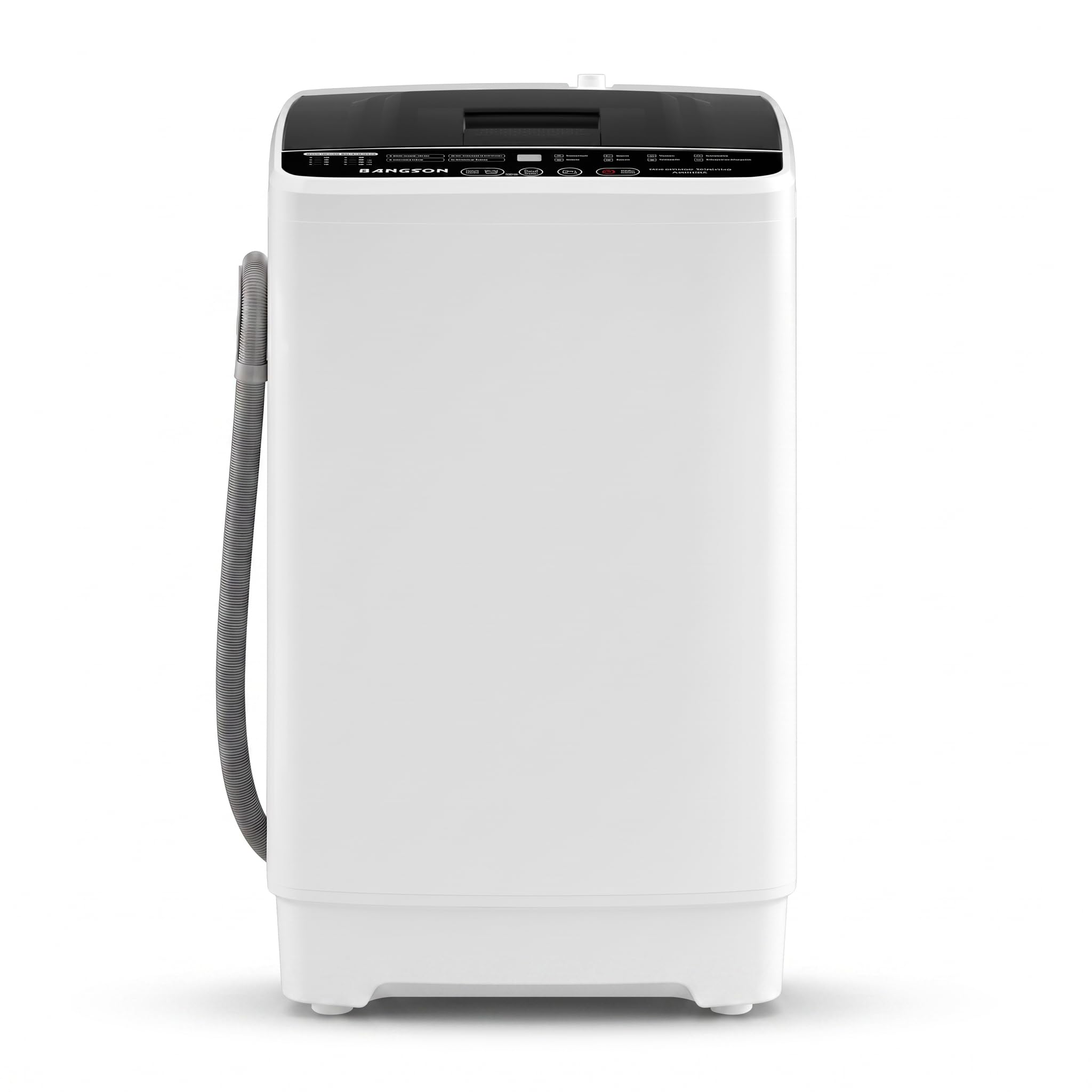 BANGSON 1.08 Cu.Ft Portable Washing Machine for Apartments, White | Compact Wash