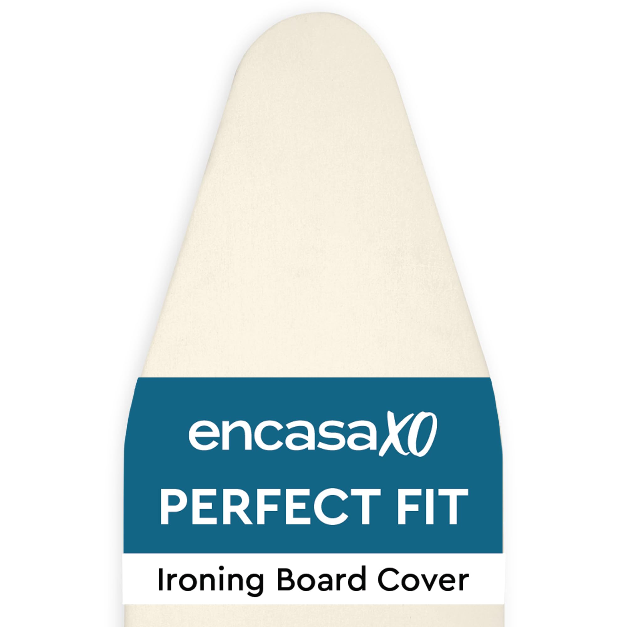 Encasa XO Ironing Board Cover and Pad 49"x18" Wide, Scorch Resistant | 100% Cott