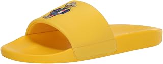 POLO RALPH LAUREN Men's Basketball Sneakers, Yellow Bear Fin, 47 EU