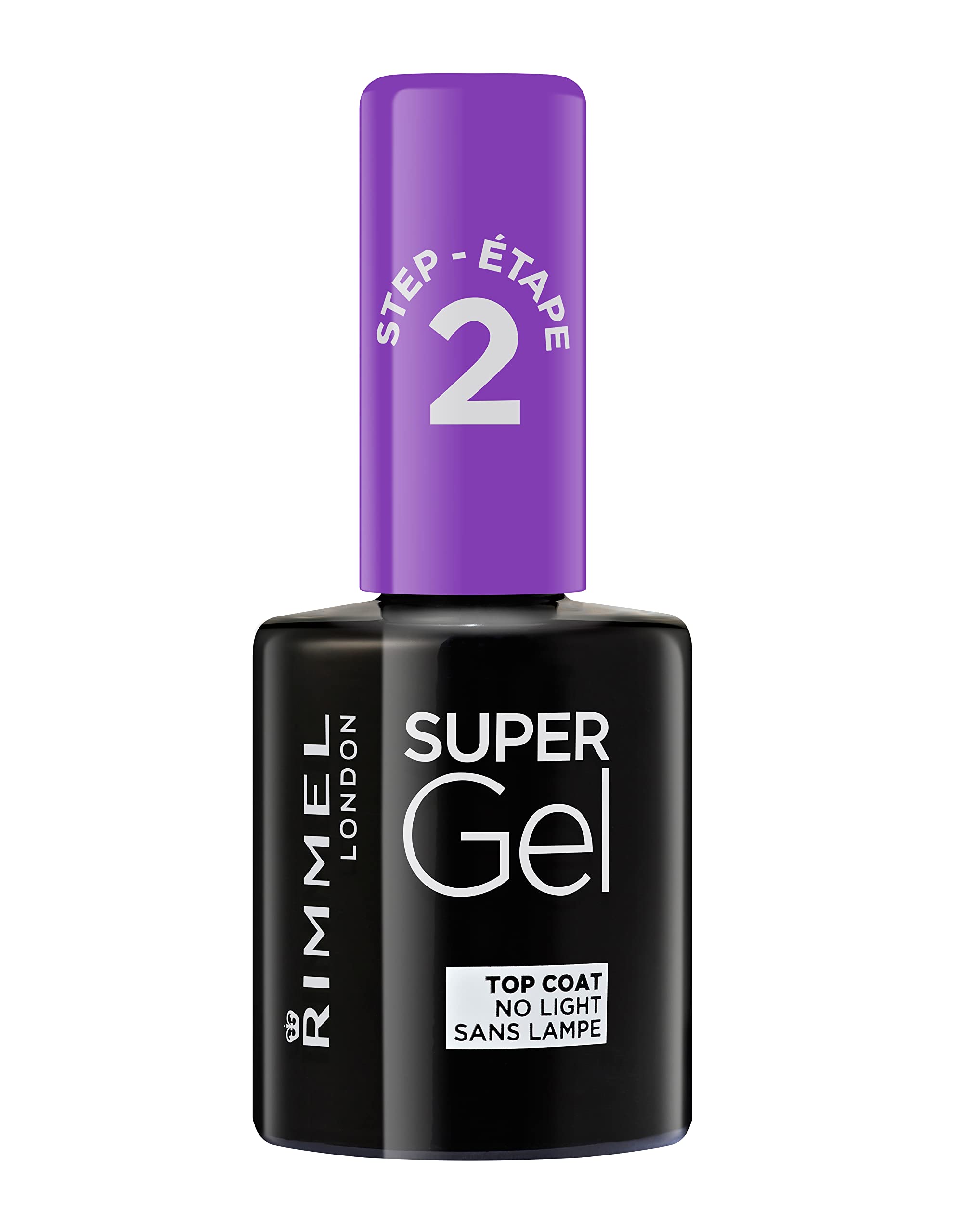 Rimmel Super Gel Nail Polish 001 High Shine | Glossy gel-like manicure,, no base