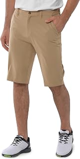 33,000ft Men's Golf Shorts 11" Inseam Lightweight Shorts with 5 Pockets