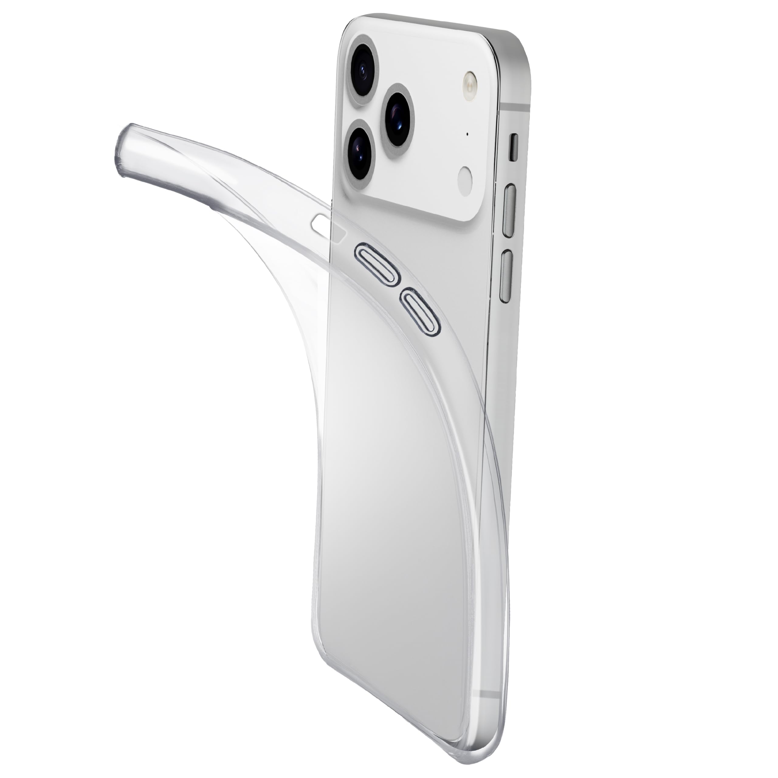 cellularline - Fine - Compatible with iPhone 17 Pro Max - Ultra Thin Transparent