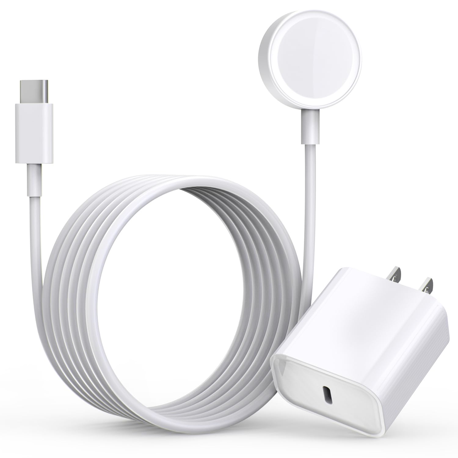 Fast Charger for Apple Watch Charger, USB C iPhone Watch Charger Plug Adapter & 