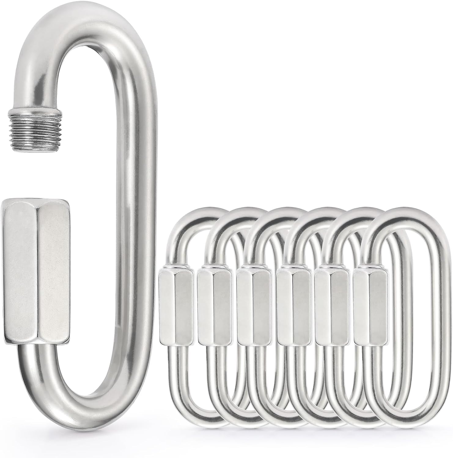 sprookber Stainless Steel Chain Quick Links - 304 Stainless Stee Chain Connector