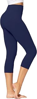 Conceited High Waisted Ultra Soft Leggings for Women - Full Length, Capri Length and Biker Shorts - Available in Plus Size