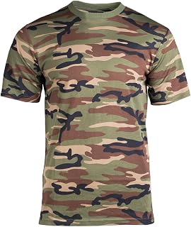 Mil-Tec Unisex Woodland T-Shirt (Pack of 1)