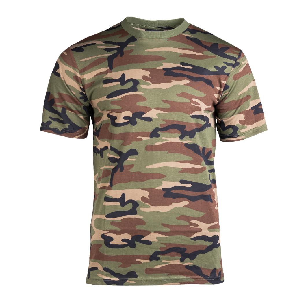 Mil-Tec Unisex Woodland T-Shirt (Pack of 1)