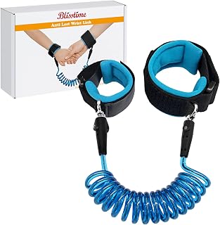 Blisstime Anti Lost Wrist Link Safety Wrist Link for Toddlers, Babies &amp; Kids