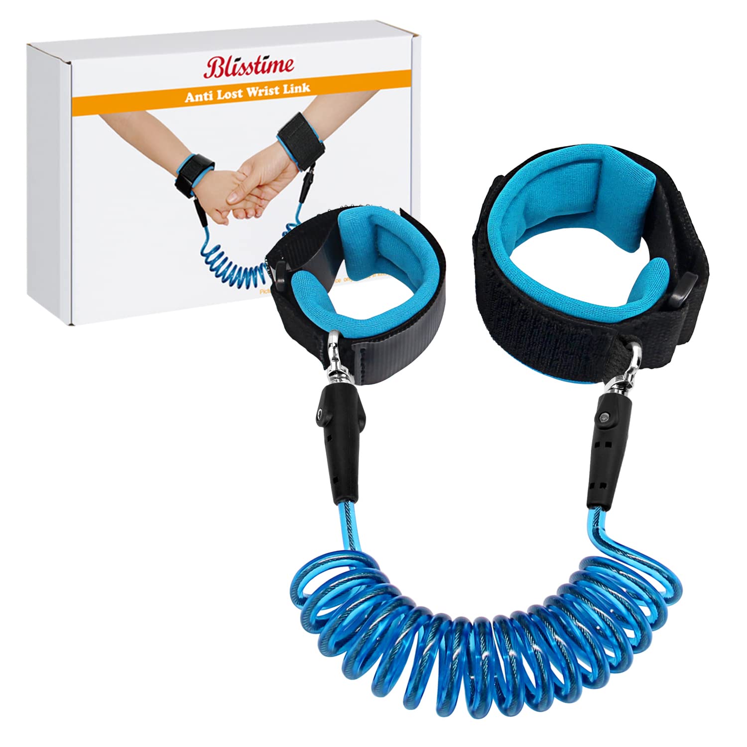 Blisstime Anti Lost Wrist Link Safety Wrist Link for Toddlers, Babies &amp; Kids