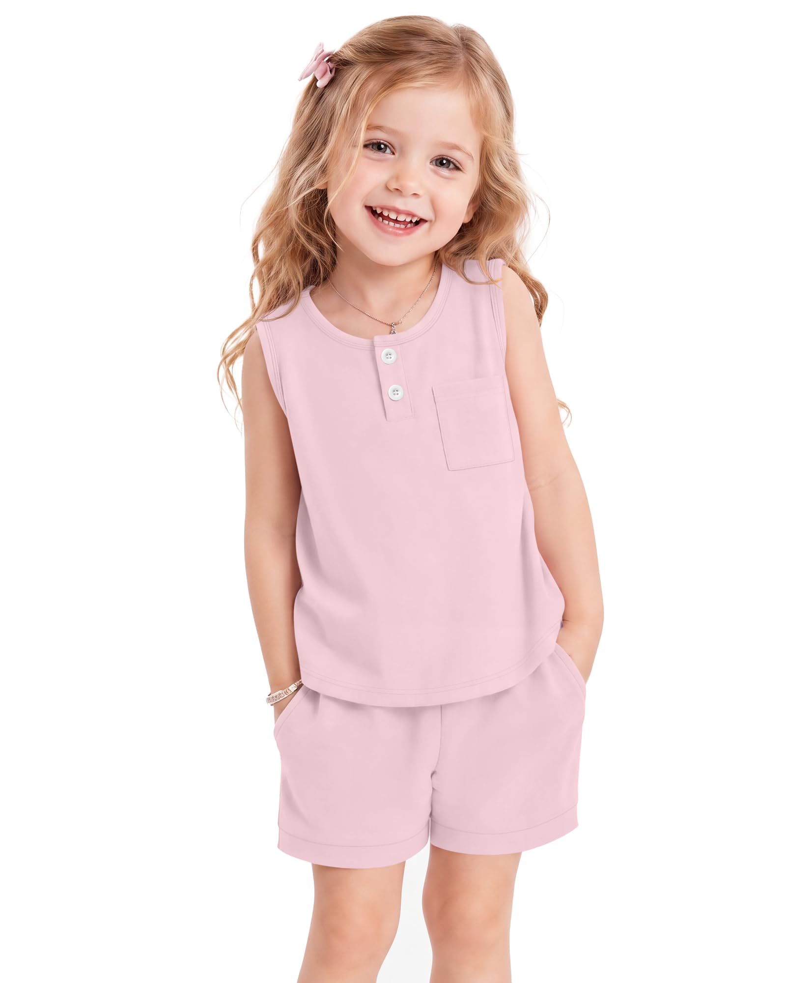Toddler Girls' 2 Piece Summer Outfits