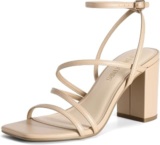 DREAM PAIRS Women's Chunky Heel Sandals