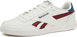 [Reebok] Sneakers Court Advance Sneakers for Men - Casual Tennis Mens Shoes Chalk/Chalk/Retro Red 23.5 cm