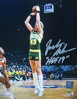 Jack Sikma Signed Seattle Supersonics Action 8x10 Photo w/HOF'19