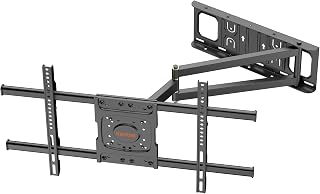 TV Wall Mount with 650 mm Long Sleeve WHYFONE TV Mount Wall Swivelling