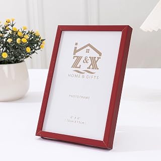 Picture Frames - Stylish Composite Photo Frames for Wall or Tabletop Display, Minimalist Glossy Finish Ideal for Home, Office, Hotel, and Special Events