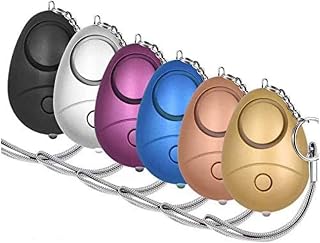 KOSIN Personal Safety Alarm, 6 Pack 140DB Personal Security Alarm Keychain | Super Loud Siren Emergency Safety Alarm with LED Lights, for Women, Men, Children, Elderly