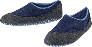 FALKE Unisex Kids Cosy Slipper Slipper Socks Anti-Slip Nubs Printed On Sole Improved Grip Thick Comfortable Warm Full Inner Plush Breathable Climate-Regulating Odour-Neutralising Wool 1 Pair