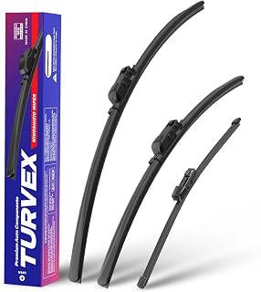 Wiper Blades for Volkswagen VW Golf 7 MK7 VII 5G1 Hatchback 2012.10-2020.11 | Front Window Wiper and Rear Wiper Set, 26" 18" 11" Windscreen Wipers Blade Set - Quiet & Easy Installation (2+1)