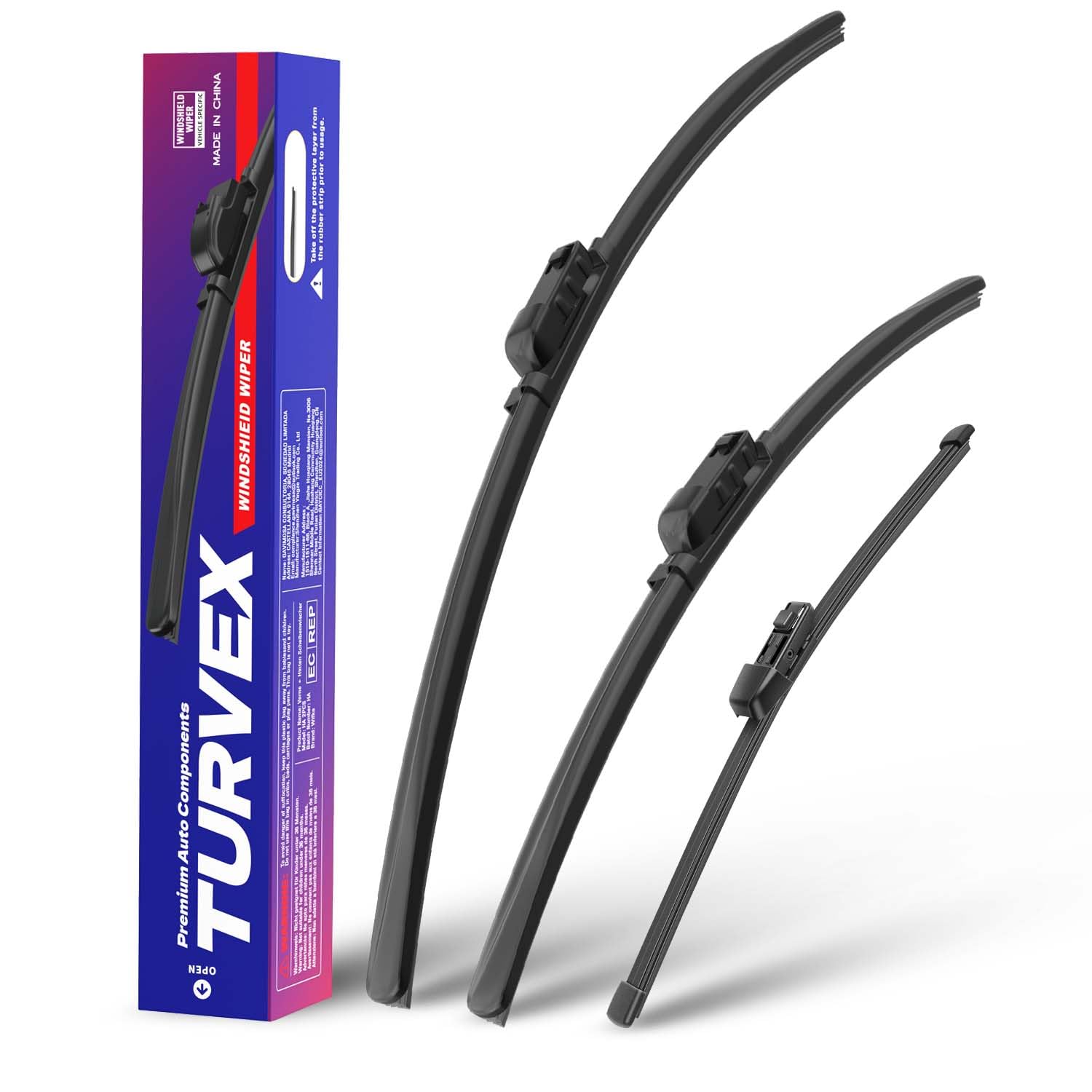 Wiper Blades for Volkswagen VW Golf 7 MK7 VII 5G1 Hatchback 2012.10-2020.11 | Fr