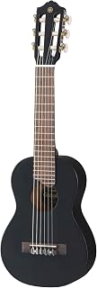 Yamaha GL1 Mini 6-String Nylon Guitalele Black | Wooden Mini Acoustic Guitar-Ukulele Hybrid 17-inch Scale, 6 Strings (3 Nylon/3 Metal Wound), Incl. Fitted Yamaha Gigbag