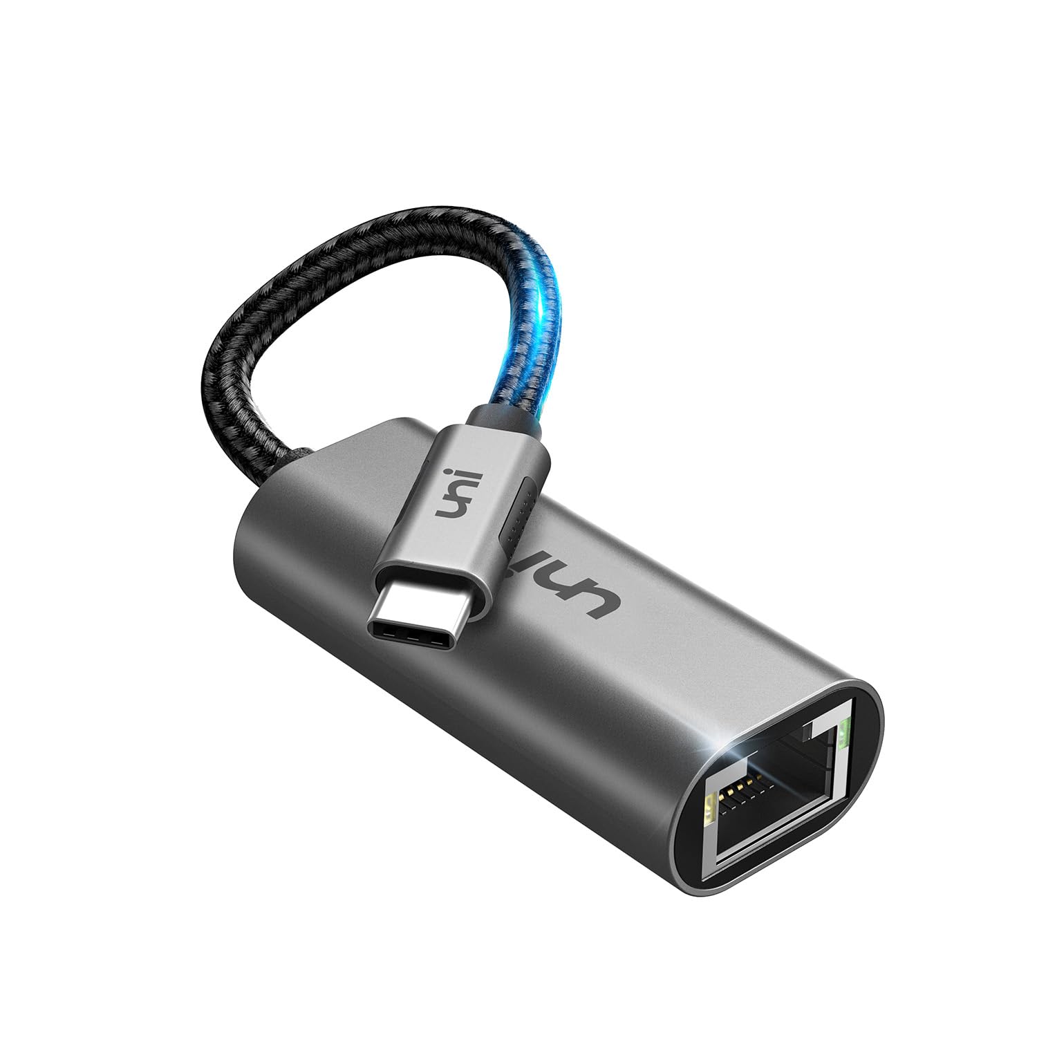 uni USB C to Ethernet Adapter 1Gbps, Driver Free RJ45 to USB C for Laptop | Type