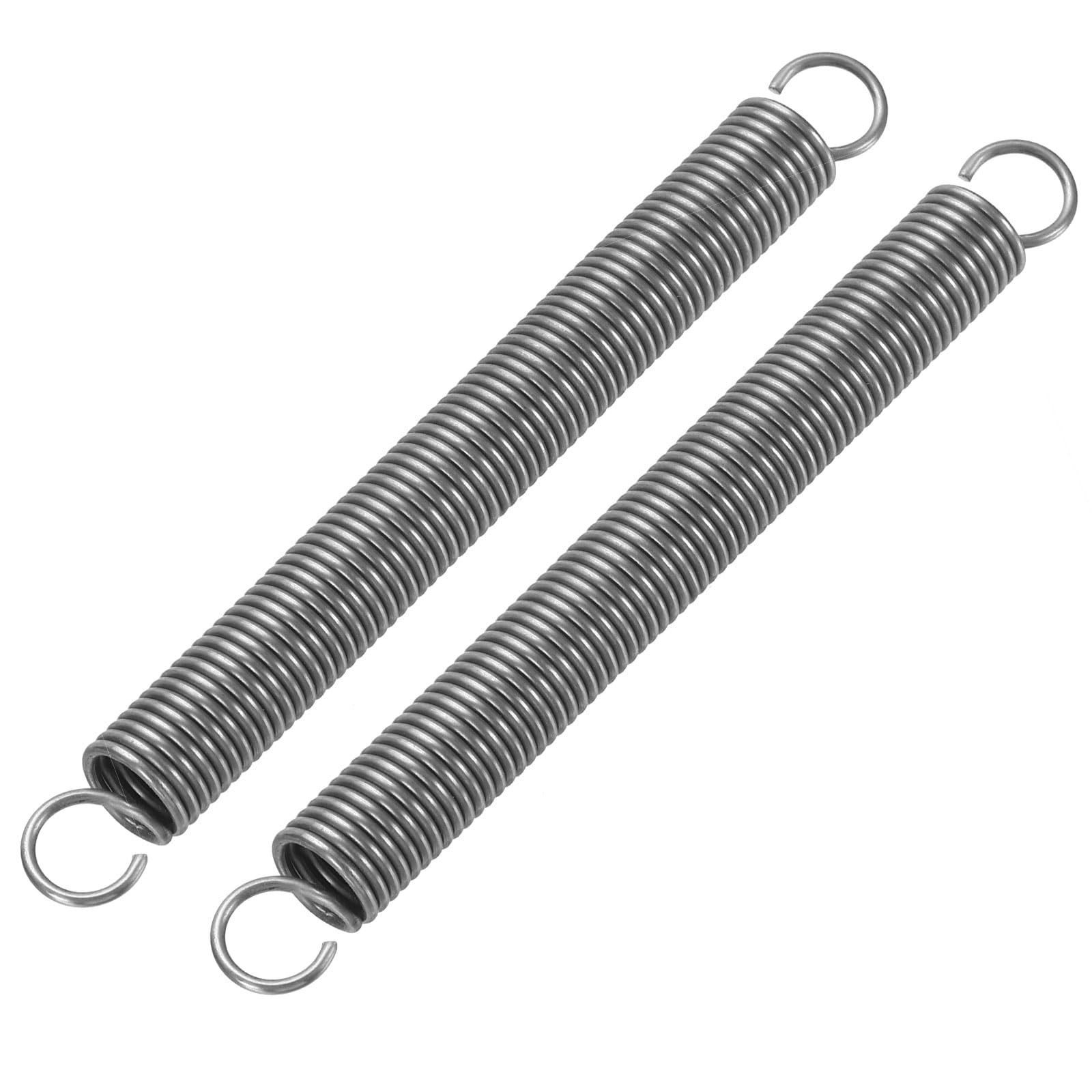 PATIKIL Extension Spring, 2pcs Wire Diameter 0.05", OD 0.4", Free Length 3.9" Sp