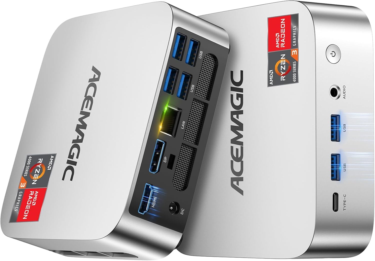 ACEMAGIC K1 Mini PC AMD Ryzen 7330U 16GB 256 SSD 4 Cores 8 Threads 4.3GHz | 28W 
