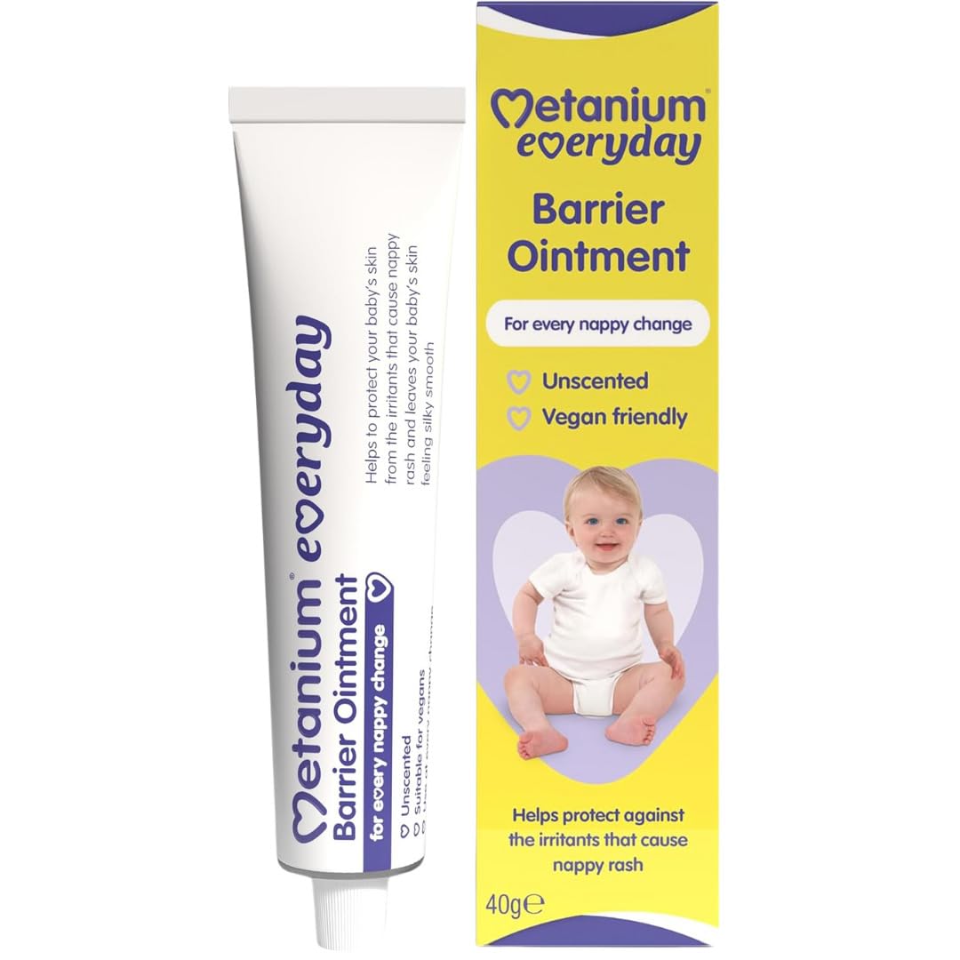 Metanium Everyday Barrier Ointment, Nappy Rash Protection, 40g Tube | Defends ag