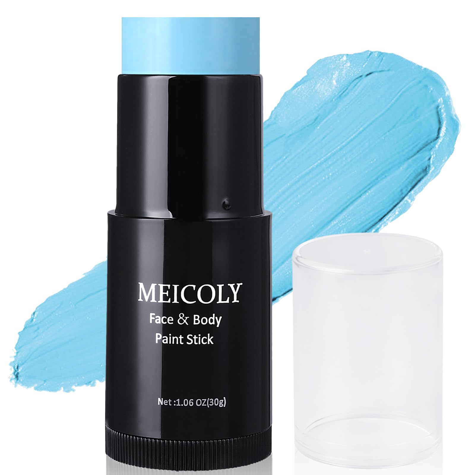 Light Blue Face Body Paint Stick(1.06 Oz),Baby Blue Face Paint Sadness,Sweatproo