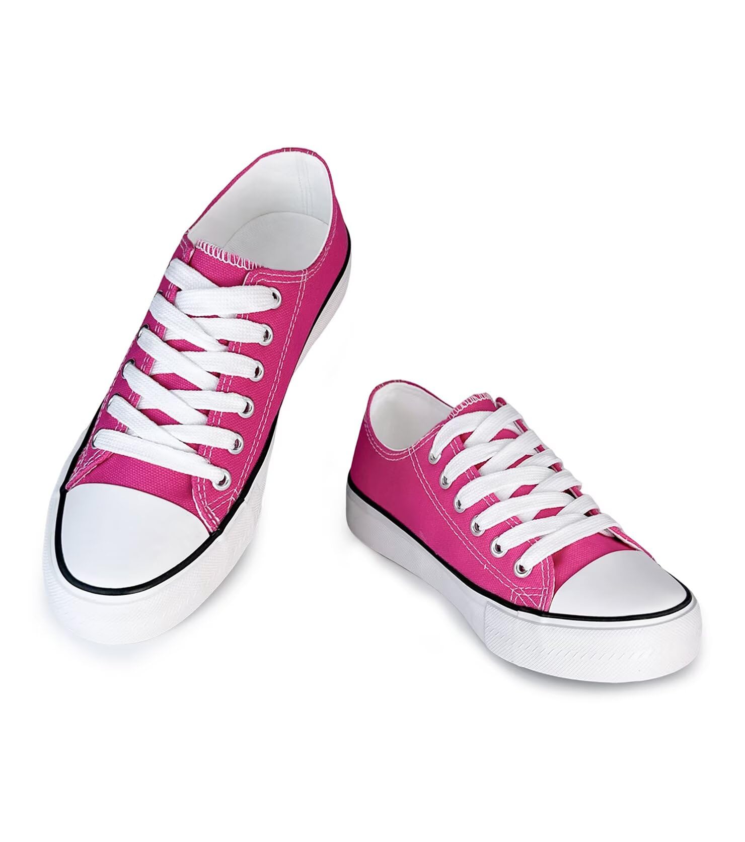 Scarpe da ginnastica basse da donna, in tela, casual, alla moda, classiche, con 