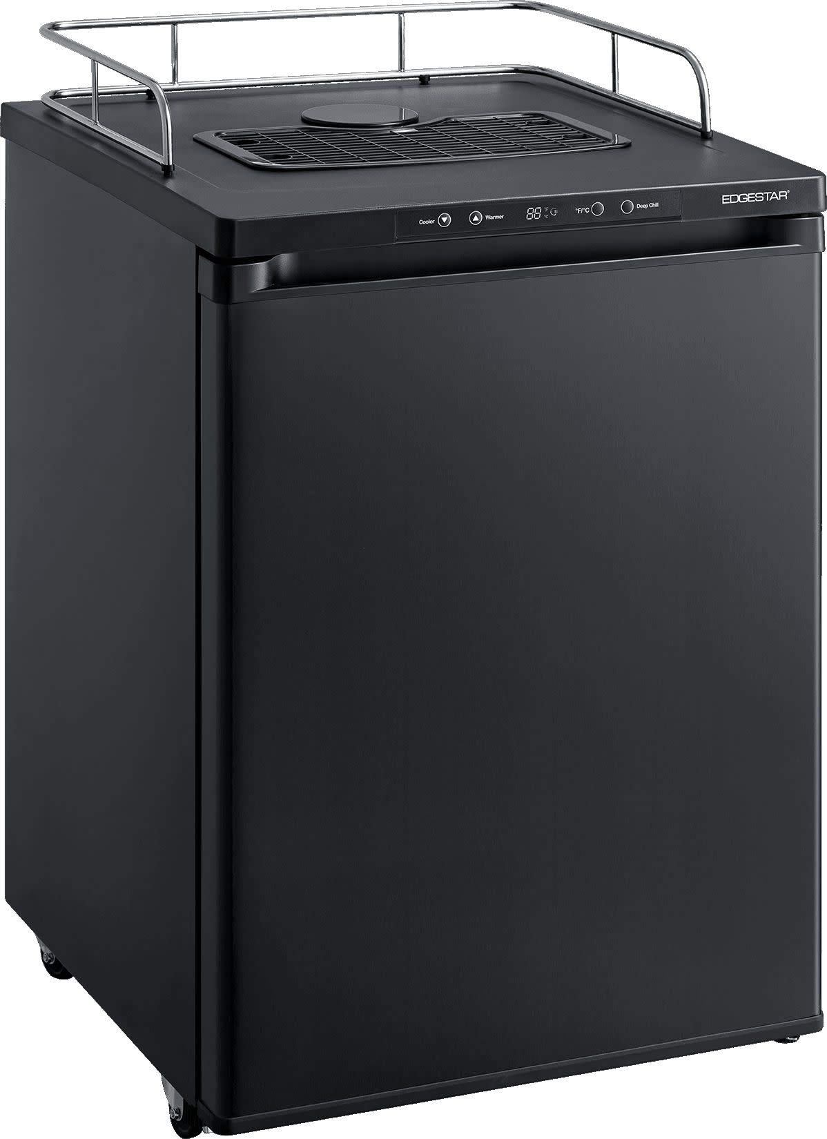 EdgeStar BR3002 24 Inch Wide Kegerator Conversion Refrigerator for Full Size Keg