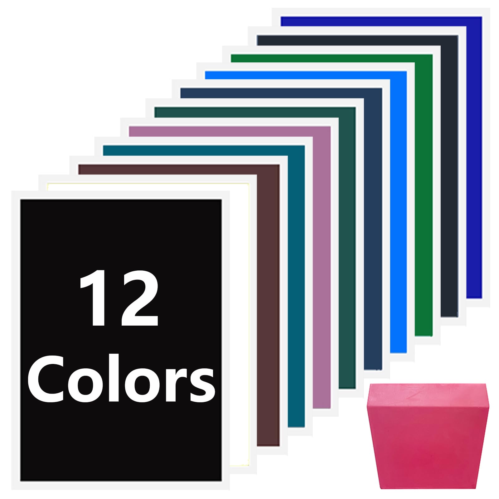 UniXYZ 12 Colors Laser Marking Paper for CO2 Diode Engraver Glass Ceramic | Prod